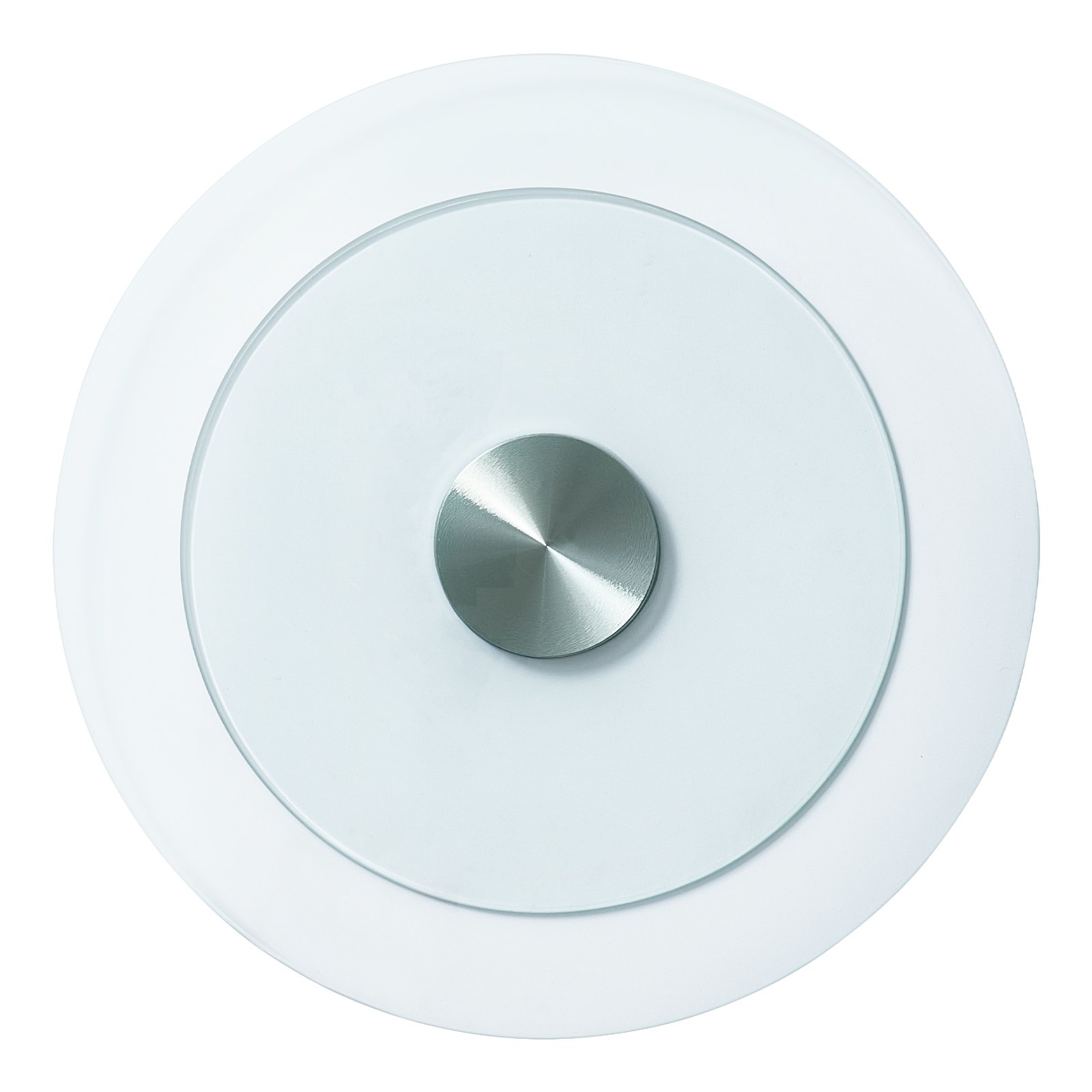 VEVOR 20 in Glass Lazy Susan Turntable, 360° Rotation Round Clear Tabletop Rotating Tray, Tempered Glass Dining Table Centerpiece, Smooth and Silent Spin, for Family Gatherings, Banquets & Weddings