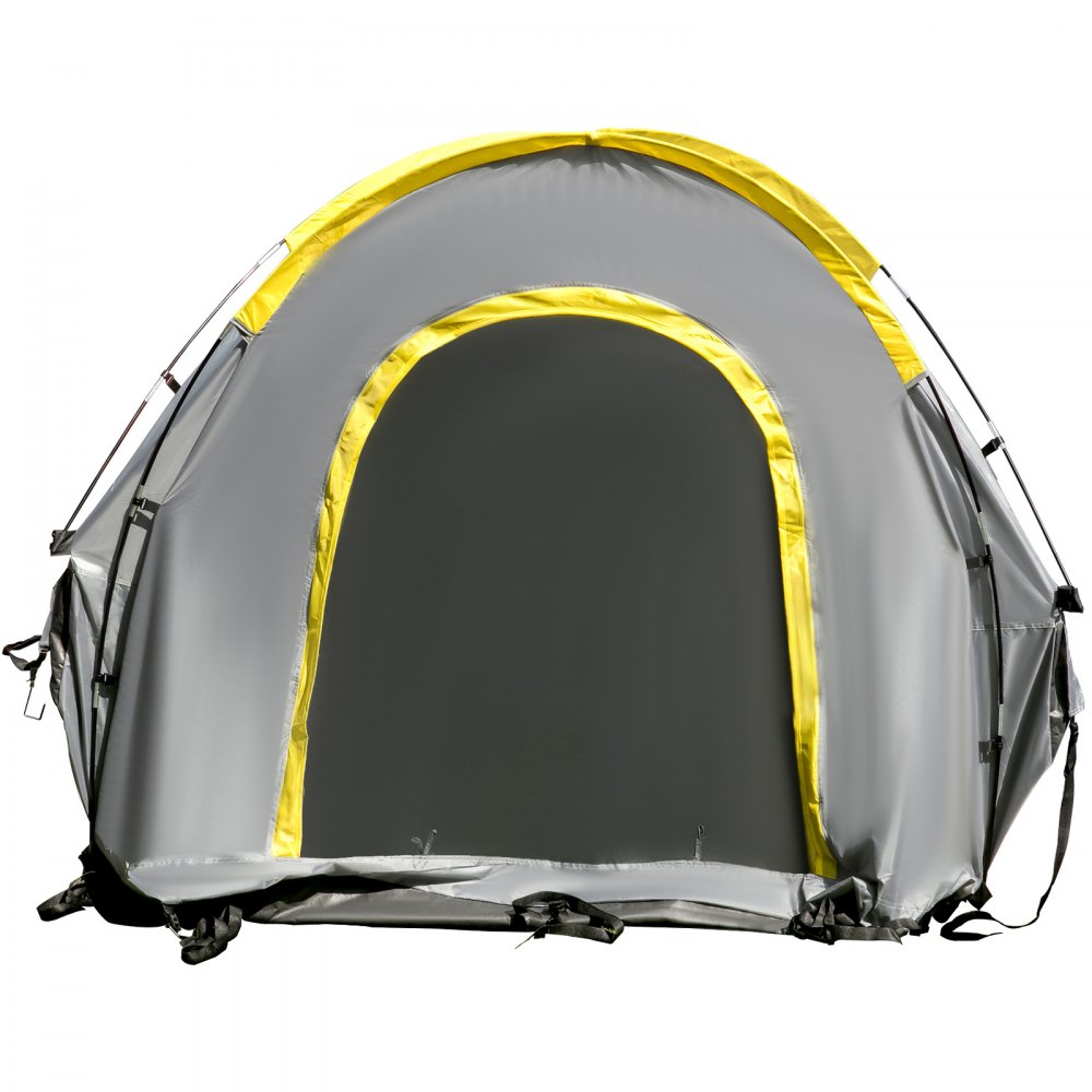 VEVOR Truck Tent 5-5.2’ Truck Bed Tent, Full-Size Pickup Tent, Waterproof Truck Camper, 2 Mesh Windows, Easy To Setup Truck Tents For Camping, Hiking, Fishing, Grey Color