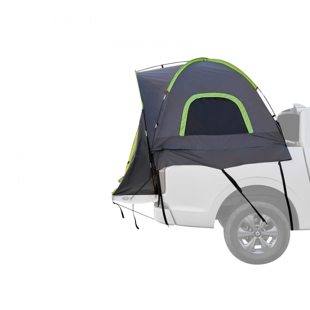 VEVOR Pickup Truck Tent, Fit 5.0-5.2 ft Truck Tents for Camping, Waterproof PU2000mm 2-3 Person Sleeping Truck Bed Tent with Double Layer Design Windows, Sturdy Truck Bed Camper Shell with Storage Bag