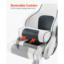 VEVOR Boat Seat High Backrest Flip Up Boat Seat Captain Bucket Seat White & Grey