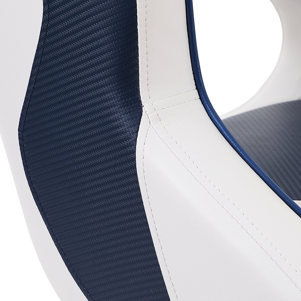 VEVOR Captain Bucket Seat Boat Seat, Flip Up Boat Seat, with Thickened Sponge Padding, Flip-up Bolster Boat Captain Chair for Fishing Boat, Sightseeing Boat, Speedboat, Canoe, 1-Piece