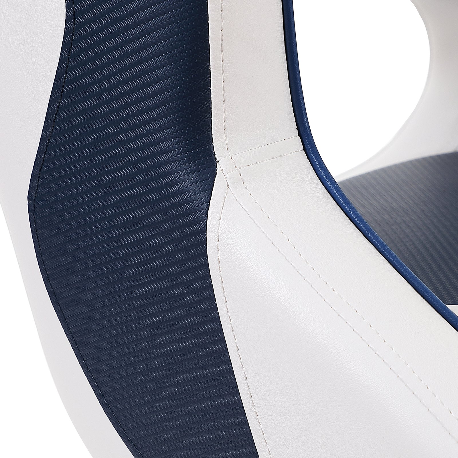 VEVOR Captain Bucket Seat Boat Seat, Flip Up Boat Seat, with Thickened Sponge Padding, Flip-up Bolster Boat Captain Chair for Fishing Boat, Sightseeing Boat, Speedboat, Canoe, 1-Piece