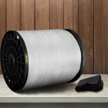 VEVOR 1250Lbs Polyester Pull Tape, 5249' x 1/2" Flat Tape for Wire & Cable Conduit Work Variable Functions, Flat Rope for Pulling/Loading/Packing in Any Weather CONDITON