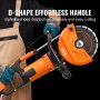VEVOR Electric Concrete Saw, 23cm, 2000 W Motor Circular Saw Cutter with 89mm Cutting Depth, Wet/Dry Disk Saw Cutter Includes Water Line, Pump and Blade, for Stone, Brick