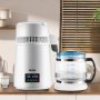 VEVOR 4L Water Distiller 1L/H Distilled Water Maker Timing & Temp Display White