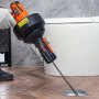 Desentupidor elétrico de ralos VEVOR 12V, dispositivo de limpeza de tubos, desentupidor de canos sem fio, fonte de alimentação automática, desentupidor de canos de 8 m com diâmetro de 7 mm para tubos de 19-50 mm com carregador