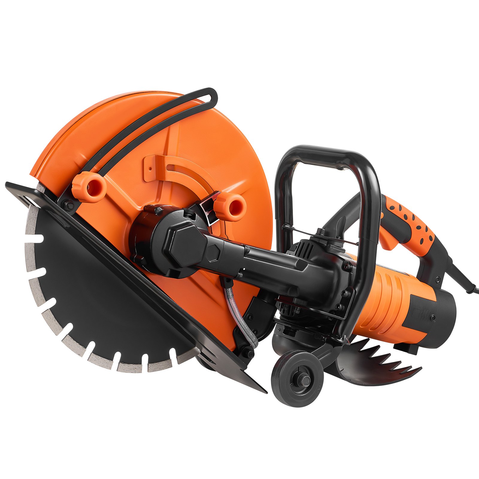 VEVOR 14"/35.6 cm Electric Concrete Saw Wet/Dry Saw Cutter with Water Pump and Blade