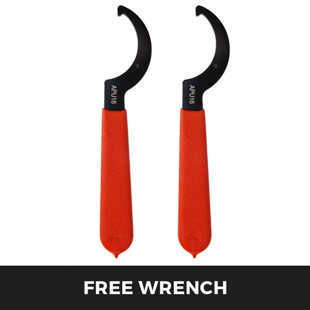 VEVOR 2pcs CAT40 Keyless Drill Chucks 5/8" APU16-120 Ground Wrench Included