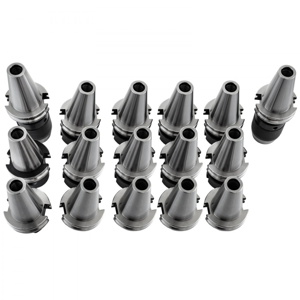VEVOR Collet Chuck, CAT40 ER16 ER32, Drill Chuck Tool Holder with 16 pcs Pull Studs, for HAAS CNC Engraving Machine Milling Lathe