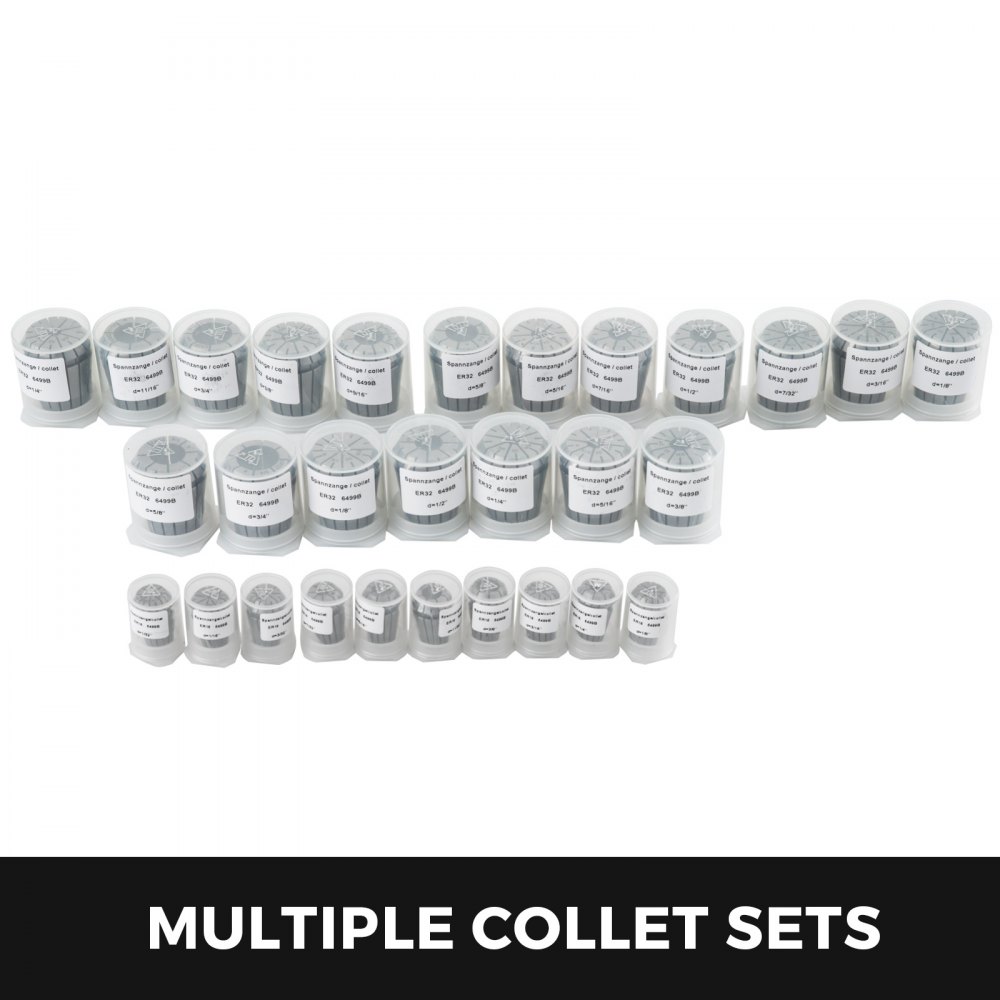 VEVOR Collet Chuck, CAT40 ER16 ER32, Drill Chuck Tool Holder with 16 pcs Pull Studs, for HAAS CNC Engraving Machine Milling Lathe