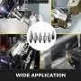 VEVOR Collet Chuck, CAT40 ER16 ER32, Drill Chuck Tool Holder with 16 pcs Pull Studs, for HAAS CNC Engraving Machine Milling Lathe