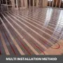 VEVOR PEX Heat Transfer Plates, 200 pcs Box Radiant Heat Transfer Plates, 4 ft Aluminum PEX Heat Transfer Plates, 1/2 inch Heat Transfer Plates Designed for PEX Tubing