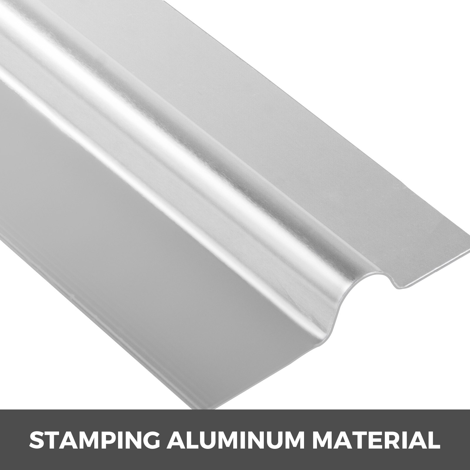 VEVOR PEX Heat Transfer Plates, 300 pcs Box Radiant Heat Transfer Plates, 4 ft Aluminum PEX Heat Transfer Plates, 1/2 inch Heat Transfer Plates Designed for PEX Tubing