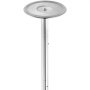 VEVOR Professional Dancing Pole, Spinning Static Dancing Pole Kit, Portable Removable Pole, 45mm Heavy-Duty Stainless Steel Pole, Height Adjustable Fitness Pole, for Exercise Home Club Gym, Silver