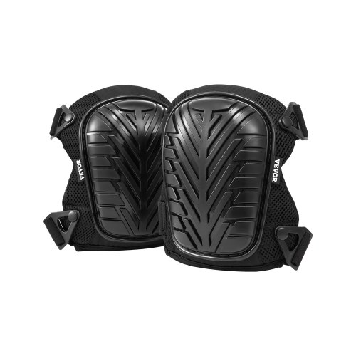 VEVOR Knee Pads for Work, Heavy Duty Construction Knee Pads with Adjustable Straps & Rivets, Thick Gel Foam Cushion for All-Round Knee Protection, Fit Men & Women for Flooring Gardening