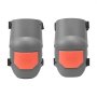 VEVOR Knee Pads for Work, Extra Thick Construction Knee Pads with Foam Cushion - Pro Protection & Comfort, Work Knee Pads|Gardening Knee Pads|Flooring Knee Pads| for Men & Women, Gray and Orange