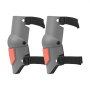 VEVOR Knee Pads for Work, Extra Thick Construction Knee Pads with Foam Cushion - Pro Protection & Comfort, Work Knee Pads|Gardening Knee Pads|Flooring Knee Pads| for Men & Women, Gray and Orange
