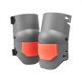VEVOR Knee Pads for Work, Extra Thick Construction Knee Pads with Foam Cushion - Pro Protection & Comfort, Work Knee Pads|Gardening Knee Pads|Flooring Knee Pads| for Men & Women, Gray and Orange