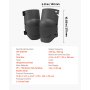 VEVOR Knee Pads for Work, Extra Thick Construction Knee Pads with Foam Cushion - Pro Protection & Comfort, Ideal Roofing Knee Pads|Gardening Knee Pads|Flooring Knee Pads| for Men & Women, Black