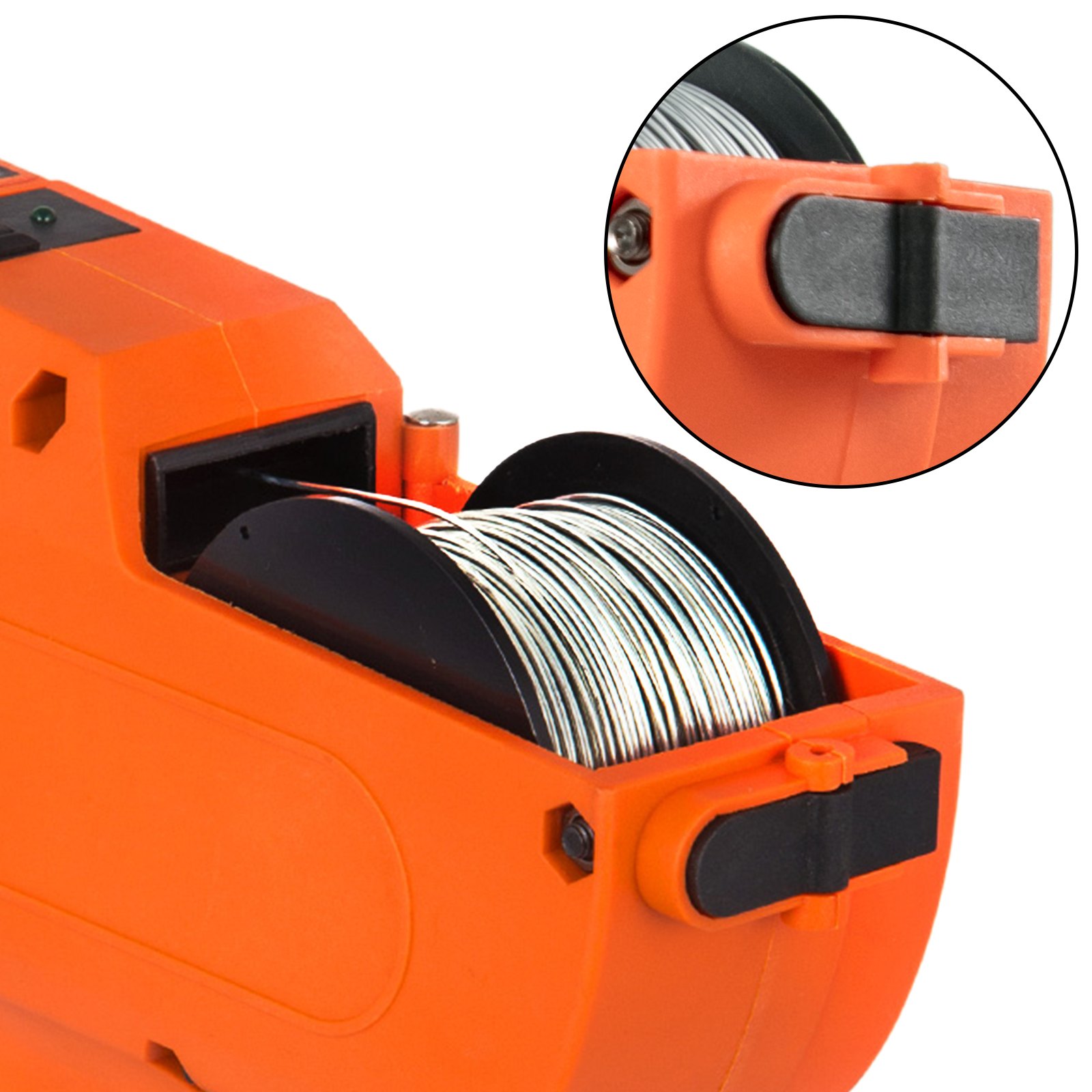 Automatic Handheld Rebar Tying Machine 13200mah 8-34mm Floor Pipe Building