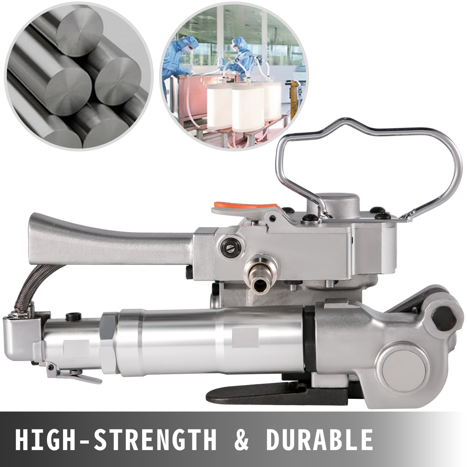 Pneumatic Strapping Tool Hand Held Strapping Machine 0.75-0.98 inch, PP/PET, A25