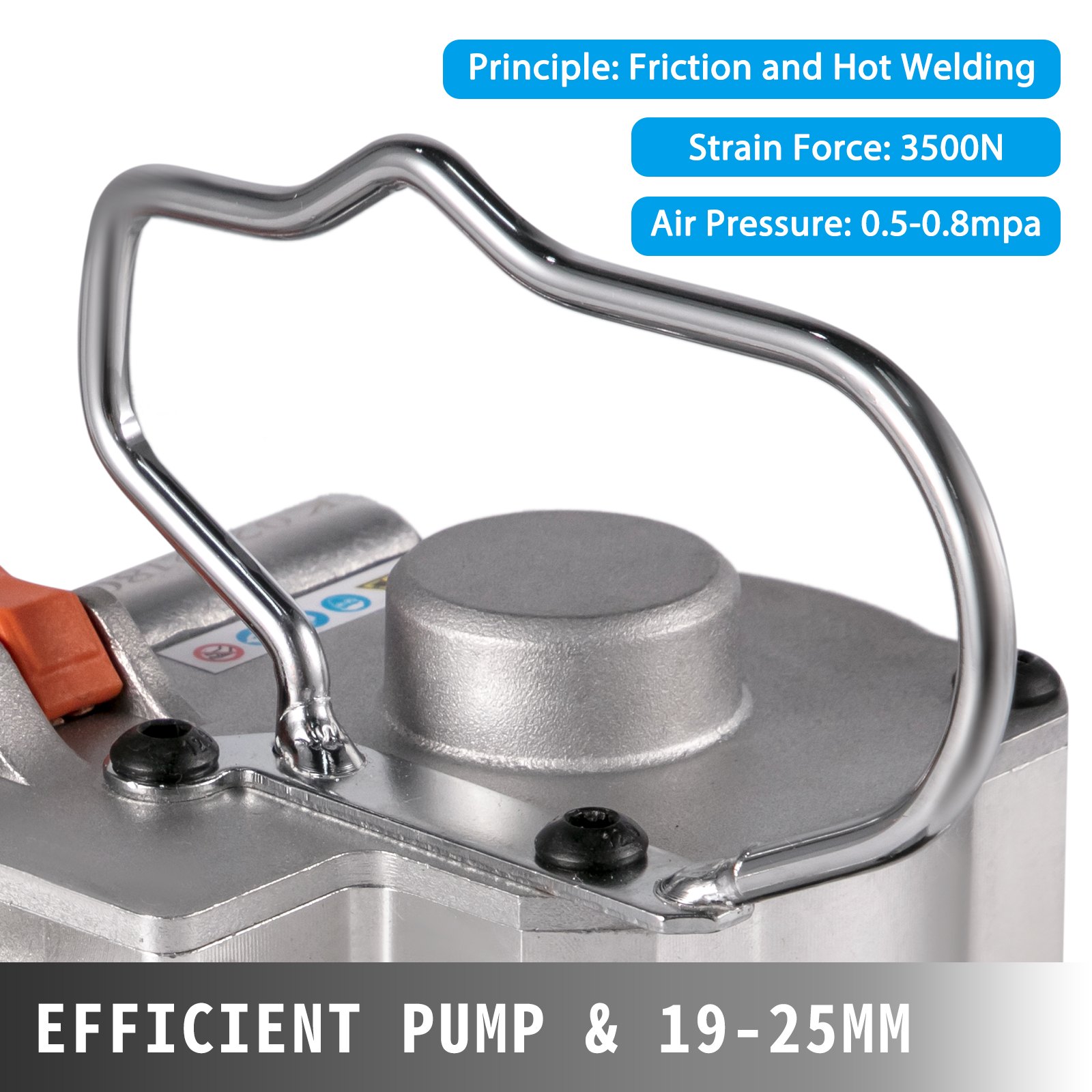 Pneumatic Strapping Tool Hand Held Strapping Machine 0.75-0.98 inch, PP/PET, A25