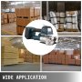 VEVOR Electric Strapping Tool DD19A Handheld Strapping Machine for 0.4-0.7inch Width PP/PET Belt, Electric Welding Strapping Tool with 400-3500N Adjustable Tension, Battery Power Strapping Machine