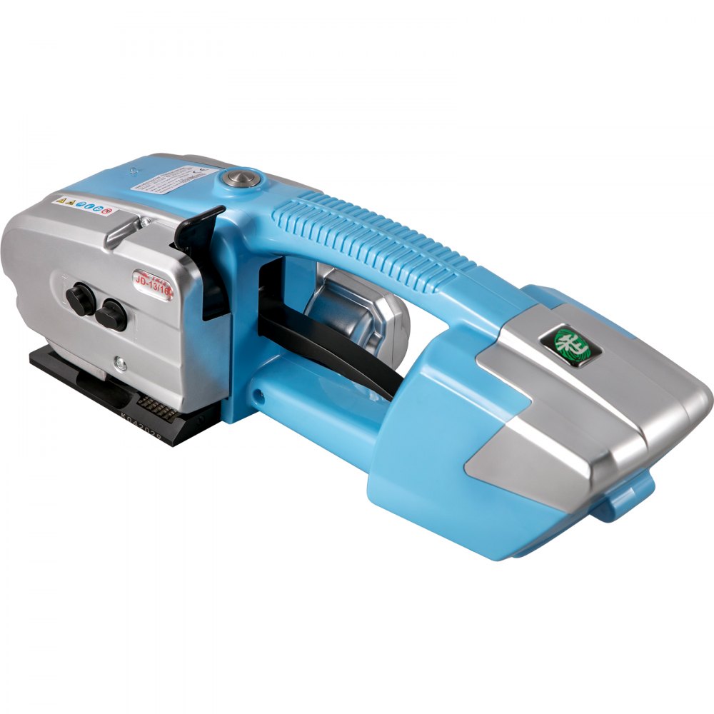 VEVOR Handheld Strapping Machine for PET/PP Belt Strapping Tool Battery Powered 11-16mm Width Rechargeable Strapping Battery Tool Hot Melting Strapping Machine Automatic Electric Strapper Portable