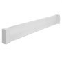VEVOR Baseboard Heater Covers, Premium Series 1527 mm Standard Electric Heating Unit Front Cover for Home Improvement, Heavy-duty Steel, Easy Installation for Bedroom Replacing Old Cover, White
