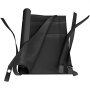 VEVOR t-top sun shade kit, black fabric with adjustable straps and grommets, partially unfurled.
