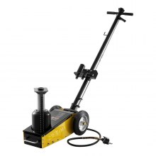 VEVOR Floor Jack, 22 Ton (48501 lbs) Capacity, Steel Racing Floor Jack with Single Piston Quick Lift Pump & Extension Posts, Air Hydraulic Trolley Car Lift for SUVs, Pickups, Lifting Range 10.4"-21.3"