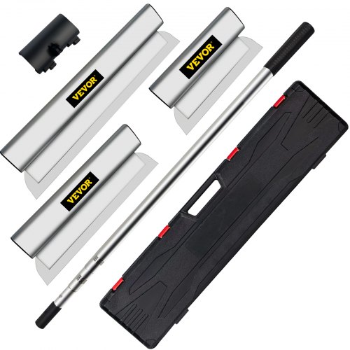 VEVOR Drywall Skimming Blade 40 In. Smoothing Knife European Stainless Steel Construction Knife Aluminum Blade Profile