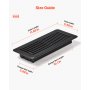 Floor Registers 4 x 10 Inch 12-Pack Iron Floor Vents for HVAC Vent Grilles Black