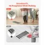Floor Registers 4x10 Inch 2-Pack Iron Floor Vents for HVAC Grilles Nickel-Plated