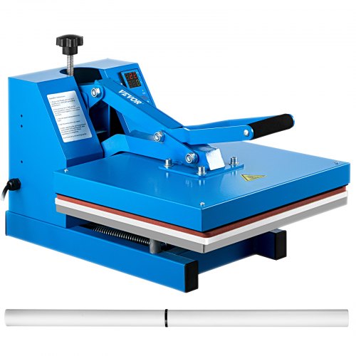 VEVOR Heat Press 15X15 Inch Heat Press Machine Industrial Quality Power T Shirt Heat Press Sublimation Machine Clamshell Heat Press Machine for T Shirts (Blue)