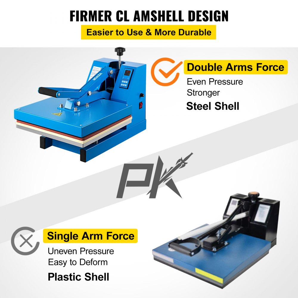 Heat Press Heat Press Machine 15X15 Inch Sublimation Machine for T Shirts