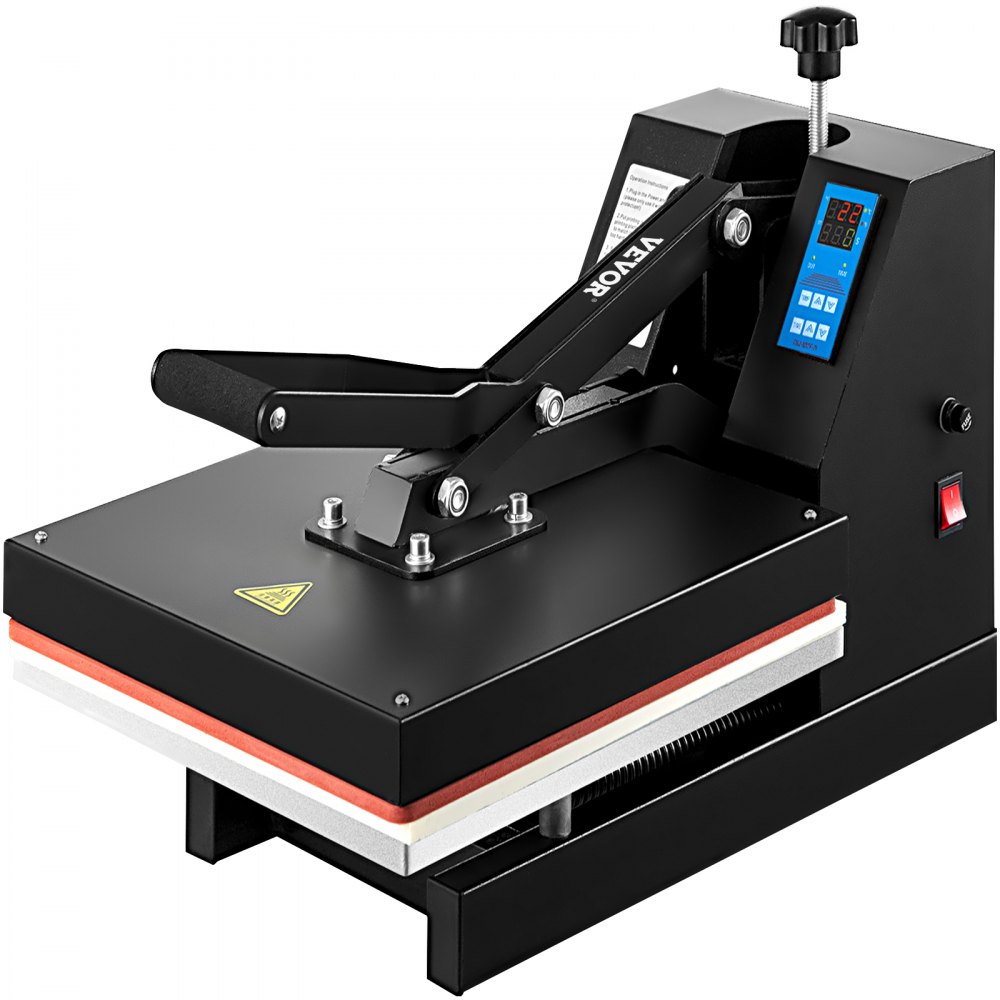 VEVOR Heat Press 15X15 Inch Heat Press Machine Industrial Quality Power T Shirt Heat Press Sublimation Machine Clamshell Heat Press Machine for T Shirts