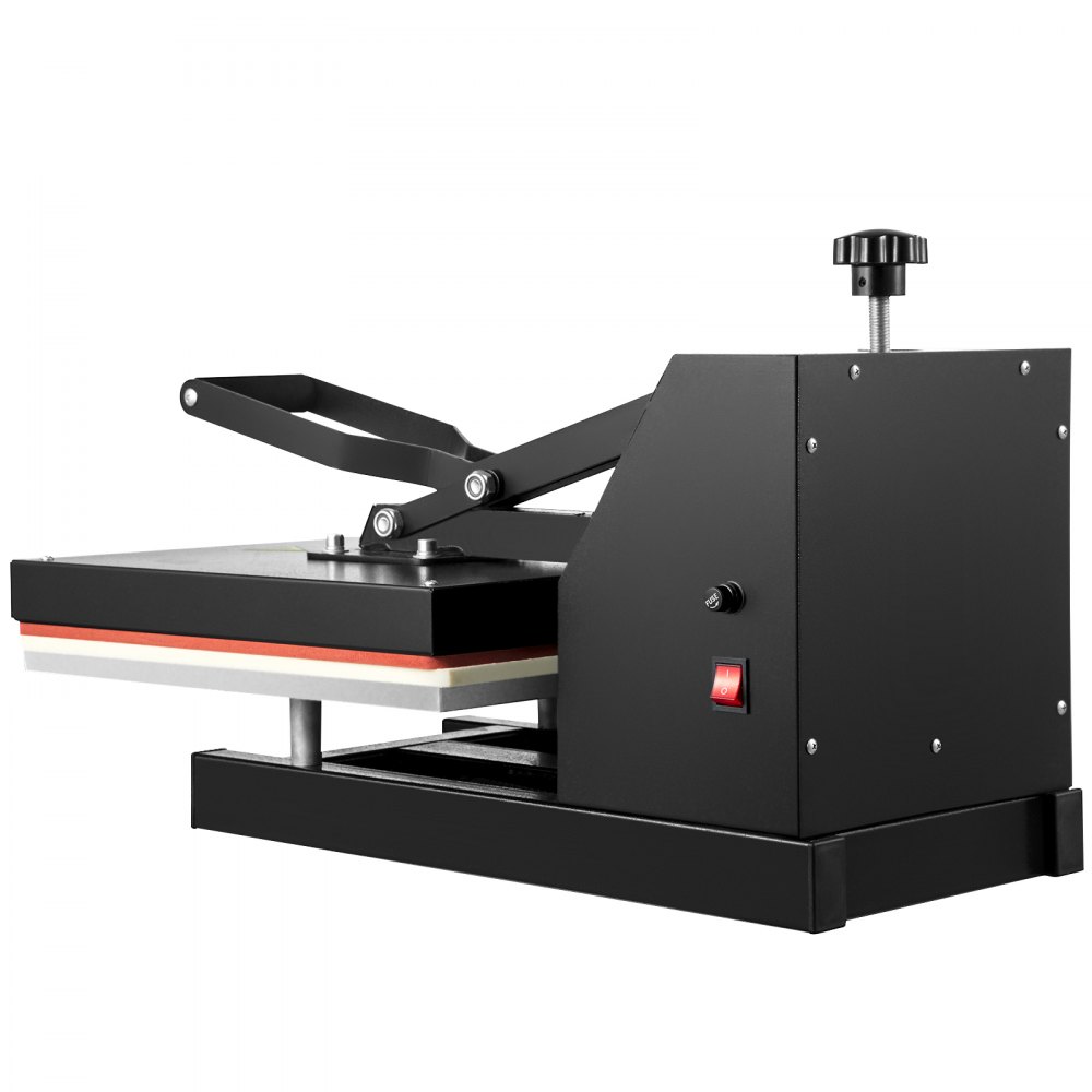 VEVOR Heat Press 38x38 cm Heat Press Machine Industrial Quality Power T Shirt Heat Press Sublimation Machine Clamshell Heat Press Machine for T Shirts