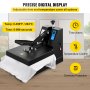 VEVOR Heat Press 15X15 Inch Heat Press Machine Industrial Quality Power T Shirt Heat Press Sublimation Machine Clamshell Heat Press Machine for T Shirts