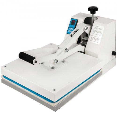 VEVOR Máquina de prensa de calor 15X15 Máquina de sublimación 1400W Máquina de prensa de camiseta blanca con pantalla digital inteligente Prensa de calor de 15x15 pulgadas Prensa de impresión de transferencia de calor para camisetas de bricolaje Alfombrilla de ratón