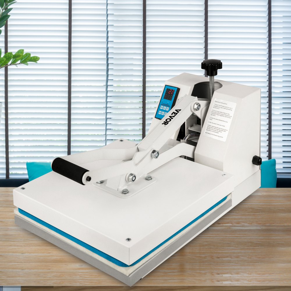 Heat Press Sublimation Machine 15 x 15 Inch White T-Shirt Printing Machine Press