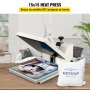 Heat Press Sublimation Machine 15 x 15 Inch White T-Shirt Printing Machine Press