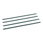 VEVOR Bottom Locking Privacy Slats, Single-Wall Vertical Bottom-Locking Slats for Chain-Link Fence, High-Density HDPE Chain Link Slats Ideally Fit 4' High Fence for Garden, Farm, Sports Field(Green)