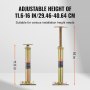 VEVOR 4PCS Macaco de piso ajustável Post House Floor Leveling Lift 11,6"-16" Altura