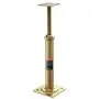 VEVOR House Floor Jacks, 4 Pack, 11.6"-16" Height Range, 2500 lbs Max Load Capacity Per Unit, Adjustable Support Beam Basement Jack Post for Leveling, Galvanized Telescoping Jack for Temporary Support