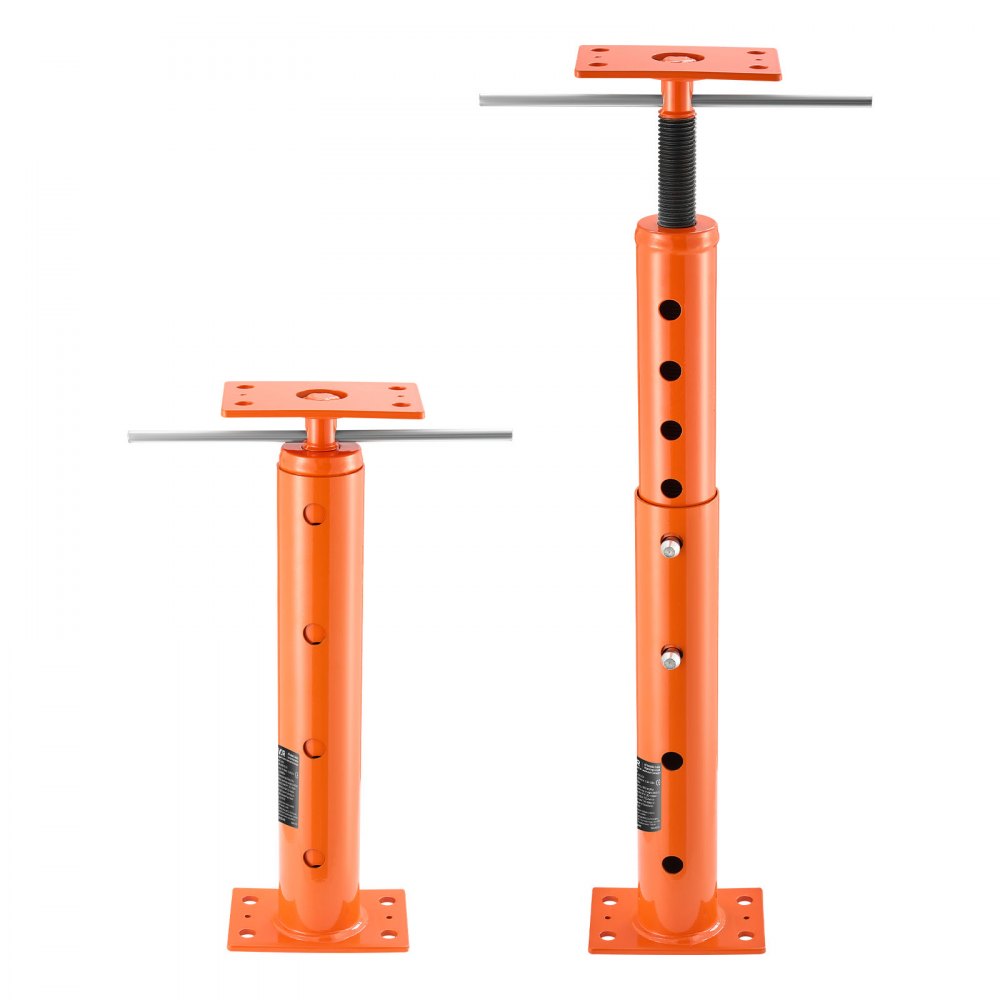 VEVOR House Floor Jacks, 2 Pack 19-36 Inch Height Range, 18000 lbs Max Load Capacity, Adjustable Support Beam Basement Jack Post Pole for Leveling, Lift Steel Telescoping Post for Temporary Support