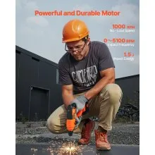20V SDS-Plus Cordless Rotary Hammer Drill Kit 0.6-Inch 1000RPM 2 Functions