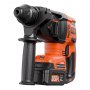 VEVOR 20V Brushless Cordless Hammer Drill, Lithium-Ion 1 Inch Rotary Hammer Driver, SDS-Plus Electric Lightweight Power Tool Kit with Battery and Charger, 4 Functions, 1200 RPM, 5300 BPM