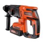 VEVOR 20V Brushless Cordless Hammer Drill, Lithium-Ion 1.1 Inch Rotary Hammer Driver, SDS-Plus Electric Lightweight Power Tool Kit with Battery and Charger, 4 Functions, 1200 RPM, 5300 BPM