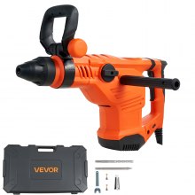 SDS-Max 2-Inch Corded Rotary Hammer Drill Kit 1600W 175-350RPM 3 Functions